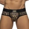 Slip Addicted Leopard Fresh AD1134 1 Slip Addicted Leopard Fresh AD1134 -Men Attitude Boutique slip ad ad1134 marron m