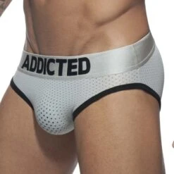 Slip Addicted Mesh AD668 10 Slip Addicted Mesh AD668 -Men Attitude Boutique slip addicted ad668 argent 4