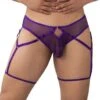 Slip Candyman Mesh Garter 99625 -Men Attitude Boutique slip candy 99625 violet m