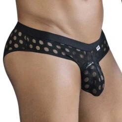 Slip Candyman Polka Mesh 99855 Noir -Men Attitude Boutique slip candy 99855 noir 4