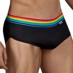 Slip Candyman Rainbow Pride 99449 -Men Attitude Boutique slip candyman 99449 noir 4