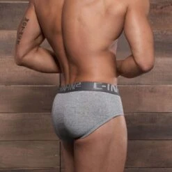 Slip CIN2 4003 -Men Attitude Boutique slip cin2 4003 gris 3