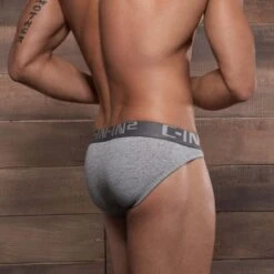 Slip CIN2 4014 -Men Attitude Boutique slip cin2 4014 gris 3