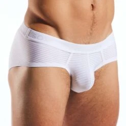 Slip CockSox Bianco CX76LUX Blanc -Men Attitude Boutique slip cocksox cx76lux blanc 4