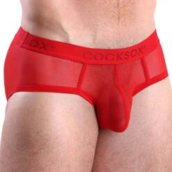 Slip CockSox Fiery Red CX76ME 9 Slip CockSox Fiery Red CX76ME -Men Attitude Boutique slip cocksox cx76me rouge 4