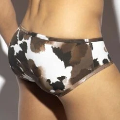 Slip ES Collection UN620 Chocolat -Men Attitude Boutique slip es un620 maron 3