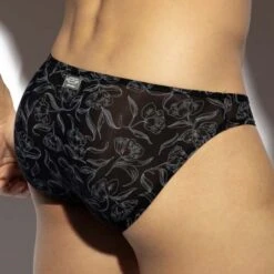 Slip ES Collection UN625 Noir 8 Slip ES Collection UN625 Noir -Men Attitude Boutique slip esco UN625 noir 3