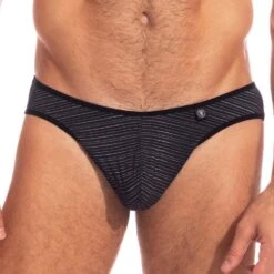 Slip L Homme Invisible Fade Out Lines MY44FOL -Men Attitude Boutique slip hi my44fol noir 4