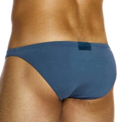 Slip Bamboo Coupe Basse Modus Vivendi 13412 Bleu -Men Attitude Boutique slip modusvivendi 13412 blue 2