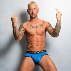 Slip Quriose Blowhard QU10SHO -Men Attitude Boutique slip quriose QU10SHO bleu a