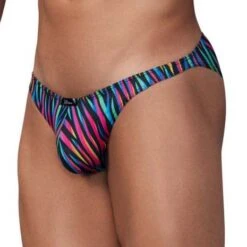 Slip Xtremen Disco Zebra 91145 -Men Attitude Boutique slip xtremen 91145 noir 4