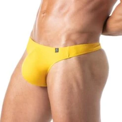 String Champion TOF PARIS TOF302J -Men Attitude Boutique string TOF302J jaune 4
