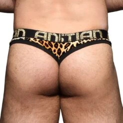 String Andrew Christian Plush Leopard Almost Naked 92296 -Men Attitude Boutique string ac 92296 leopard 3