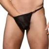 String Andrew Christian Bubble Mesh Buckle 92500 -Men Attitude Boutique string ac 92500 noir m