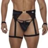 String Candyman Garter 99690 -Men Attitude Boutique string candy 99690 noir m