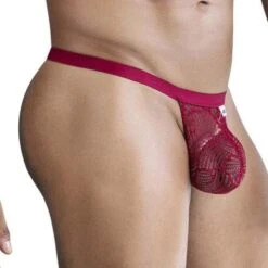 String Candyman Lace 99823 Bordeaux -Men Attitude Boutique string candy 99823 bordeau 4