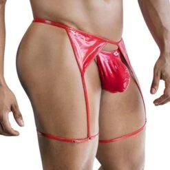 String Candyman 99825 Rouge -Men Attitude Boutique string candy 99825 rouge 4