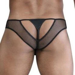 String Candyman 99826 Noir -Men Attitude Boutique string candy 99826 noir 3