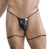 String Candyman 99827 Noir 1 String Candyman 99827 Noir -Men Attitude Boutique string candy 99827 noir m
