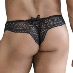 String Candyman 99828 Noir -Men Attitude Boutique string candy 99828 noir 3