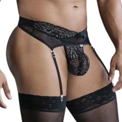 String Candyman 99837 Noir -Men Attitude Boutique string candy 99837 noir 4