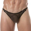 String Circuit Résille TOF PARIS TOF401N Noir -Men Attitude Boutique string circuit tof401n black m