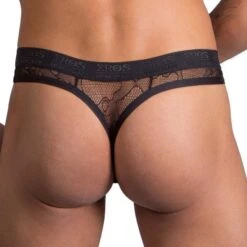 String Et Cockring Eros Veneziani 7346 -Men Attitude Boutique string eros 7346 noir 3