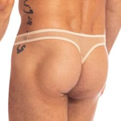 String L Homme Invisible Blurry Nude UW07NUD 7 String L Homme Invisible Blurry Nude UW07NUD -Men Attitude Boutique string hi UW07NUD beige 4