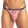 String L Homme Invisible La Fleur Rose UW21XLFR -Men Attitude Boutique string hi UW21XLFR rose m