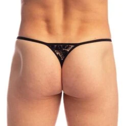 String L Homme Invisible Velours Et LuxureUW21XLUX Noir -Men Attitude Boutique string hi UW21XLUX noir 3