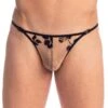 String L Homme Invisible Velours Et LuxureUW21XLUX Noir -Men Attitude Boutique string hi UW21XLUX noir m