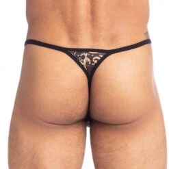 String L Homme Invisible Oppulence DOro UW21XORO -Men Attitude Boutique string hi UW21XORO noir 3