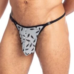 String L Homme Invisible Olivier UW08IVY -Men Attitude Boutique string hi uw08ivy turquoise 4