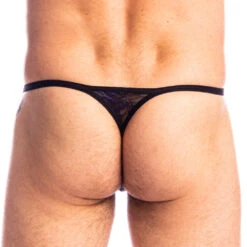 String L Homme Invisible Iris De Nuit UW08IRI Violet -Men Attitude Boutique string hommeinvisible uw06iri violet 2