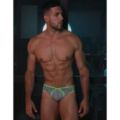 Men Attitude Boutique -Men Attitude Boutique string xtremen 91077 gris a