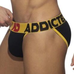 Tanga Addicted Open FLy AD1204 Jaune -Men Attitude Boutique tanga ad ad1204 jaune 4