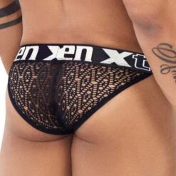 Tanga Xtremen Lace 91117 -Men Attitude Boutique tanga xtremen 91117 noir 3