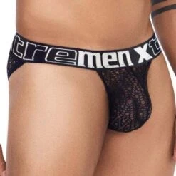 Tanga Xtremen Lace 91117 -Men Attitude Boutique tanga xtremen 91117 noir 4