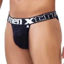 Tanga Xtremen Lace 91122 -Men Attitude Boutique tanga xtremen 91122 noir 4