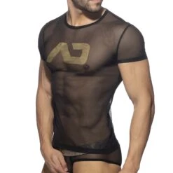 T-Shirt Addicted AD NET AD1020 -Men Attitude Boutique tshirt ad AD1020 noir 4