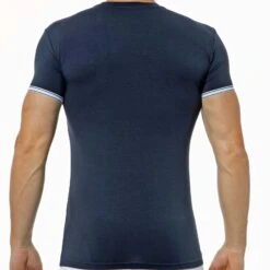 T-Shirt Emporio Armani 1110350P523 -Men Attitude Boutique tshirt armani 1110350p523 bleu 3