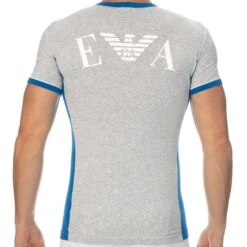 T-Shirt Emporio Armani 1118860P529 -Men Attitude Boutique tshirt armani 1118860P529 gris 3