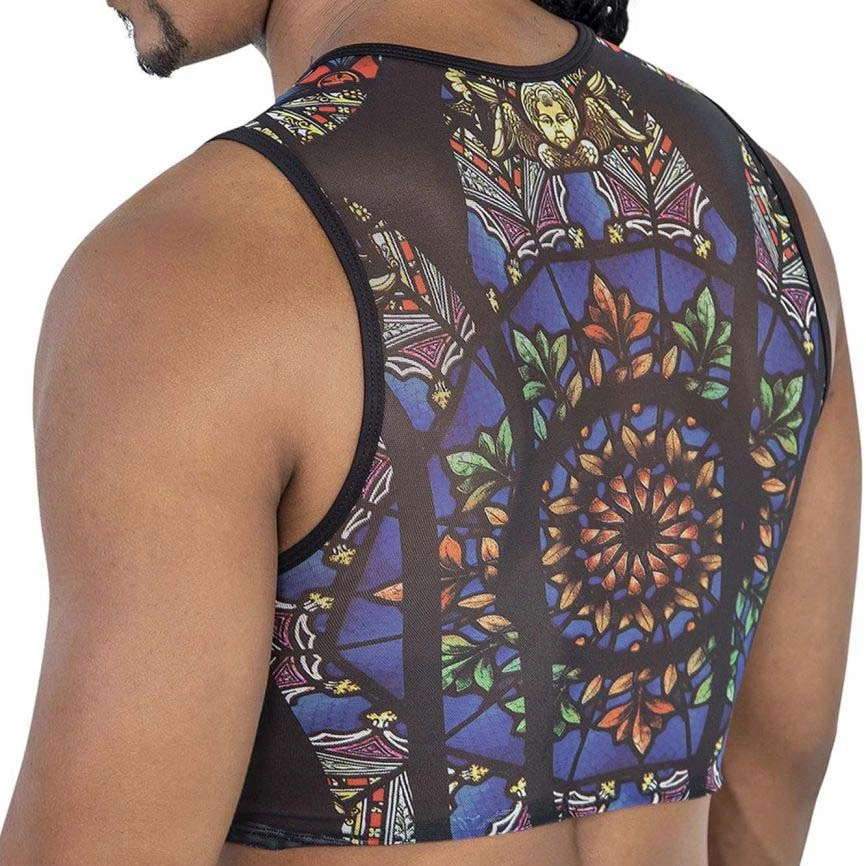 T Shirt Crop Top Candyman 99805 Noir 5 T Shirt Crop Top Candyman 99805 Noir – Image 3