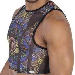 T Shirt Crop Top Candyman 99805 Noir 9 T Shirt Crop Top Candyman 99805 Noir -Men Attitude Boutique tshirt candy 99805 noir 4