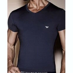 T-Shirt Emporio Armani 110810 C747 -Men Attitude Boutique tshirt emporioarmani 110810C747 bleu m 1