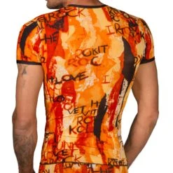 T-shirt Eros Veneziani MA507 -Men Attitude Boutique tshirt eros ma507 orange 3