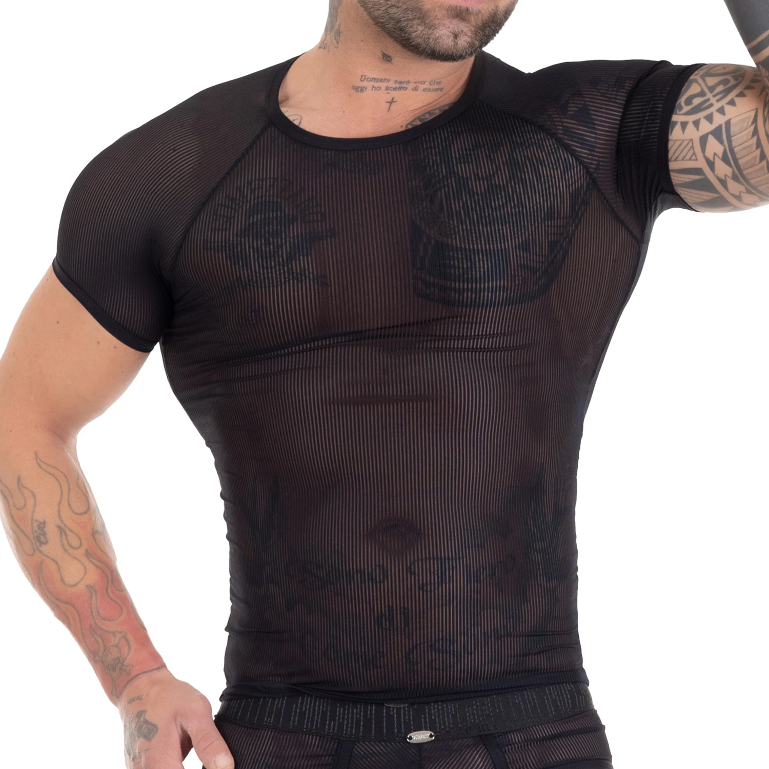 T-Shirt Eros Veneziani 7544 Noir 3 T-Shirt Eros Veneziani 7544 Noir