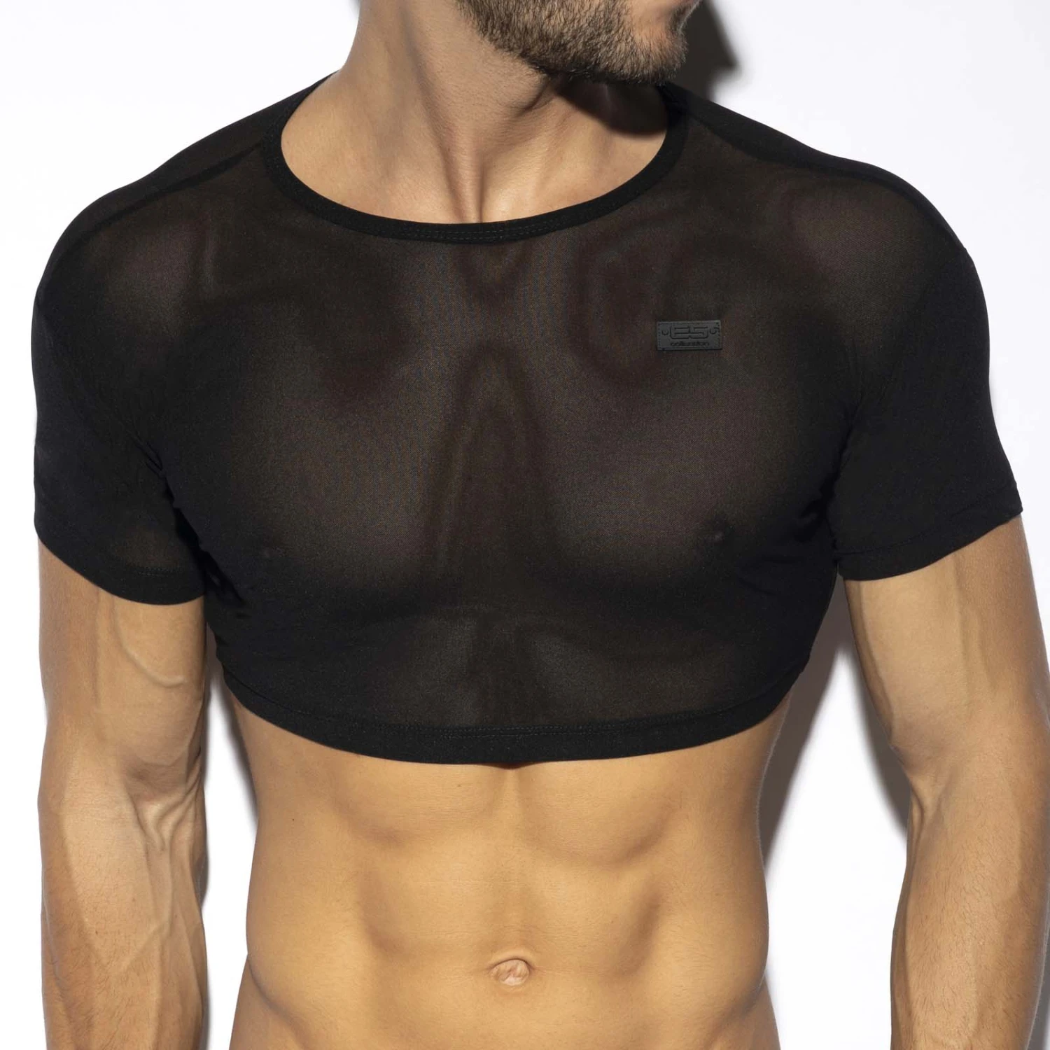 T-Shirt ES Collection Net Crop Top TS293 3 T-Shirt ES Collection Net Crop Top TS293