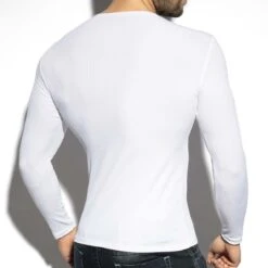 T-Shirt ES Collection Recycled Rib TS325 Blanc -Men Attitude Boutique tshirt es ts325 blanc 3