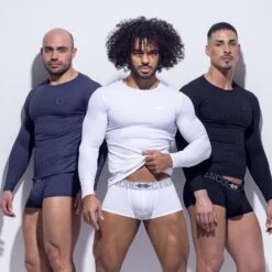 T-Shirt ES Collection Recycled Rib TS325 Bleu -Men Attitude Boutique tshirt es ts325 bleu a